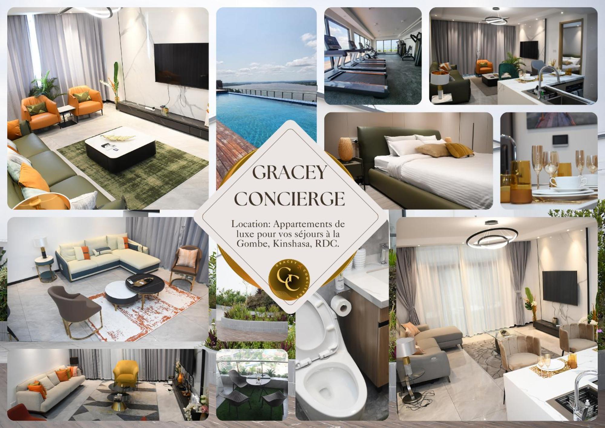 Gracey Concierge Apartments - Avenue Uvira Kinshasa Kültér fotó